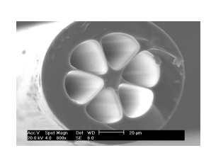 薄壁柚子型光子晶體光纖
